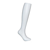 Maxbell Female Mannequin Leg Sock Display Model Stockings Display Stand for Showcase White Standing