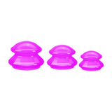 Maxbell 3x Massage Cup for Body Relaxation Massaging Face Deep Tissue Rose