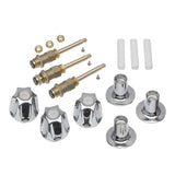 Bathtub and Shower 3 Handle Remodel Rebuild Trim Kit for Office Restroom Gym