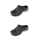Maxbell 2pairs Men Women Cook  Nursing Shoes Ultralite Clogs with Strap