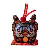 Maxbell Dragon Piggy Bank Chinese New Year Dragon Statue for Shelf Living Room Black