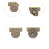 24Pcs Snaps Button Crafts DIY Removable Supplies Fastener Snaps Bag Hardware copper