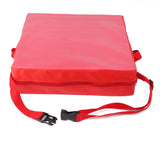Maxbell Faux Leather Portable Kids Dining Chair Booster Cushion Seat Pad 3" red