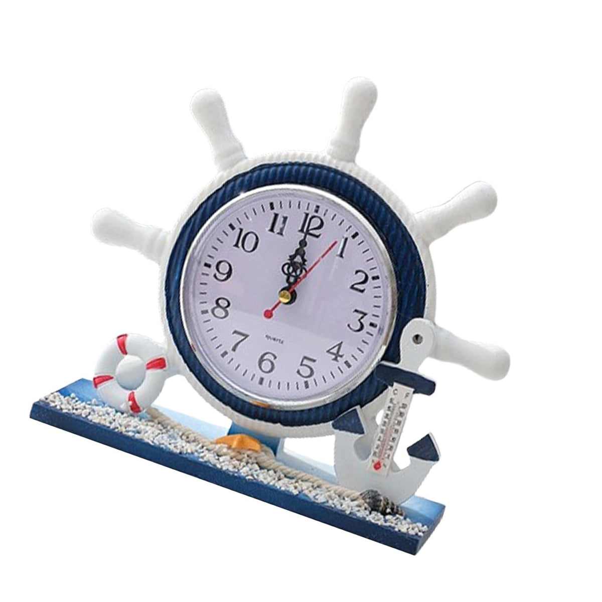 Maxbell Table Clock Tabletop Ornament Desk and Shelf Clock for Desk Home Countertops