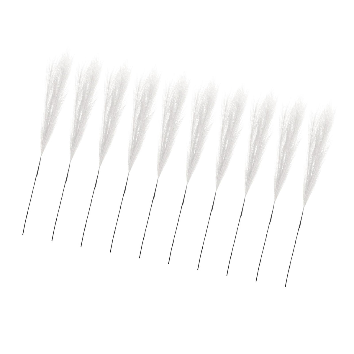 Maxbell 10x Artificial Pampas Grass Stem for New Year Table Centerpiece DIY Projects