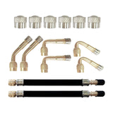 Maxbell Tire Valve Stem Extension Set Auto Tire Extension Rod for Truck Scooter