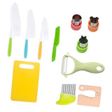 Maxbell Kids Knife Set Fine Motor Skills Hands on Ability Montessori Picnics Holiday 11pcs
