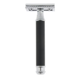 Maxbell Maxbell Men Long Handle Double Edge Safety Shaving Razor Beard Grooming Tool Black