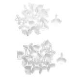 Maxbell 200pcs Plastic Fishing Treble Hook Covers Protector Holder Cap for Hook 3#4#