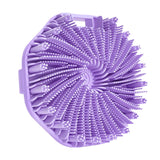 Maxbell Body Scrubber Handheld Premium Bath Massage Tool for Men and Women Showering Purple