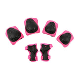 Maxbell Kids Protective Gear Set Kids Skateboard Knee Pads for 2-7 Years Sports Bike Pink
