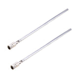 Maxbell 2Pieces Telescopic Aerial Antenna 7 Section F Type for TV AM FM Radio