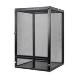 Snake Alumuninum Screen Cage 360 Degree View Easy Assembly Reptile Terrarium 43x43x66cm