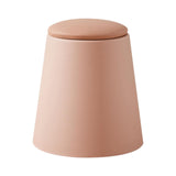 Maxbell Storage Ottoman Padded Seat Footrest Stool for Doorway Apartment Living Room Pink