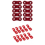 Maxbell 20Pcs Camping Tent Awning Lock Guyline Runner Rope Tightener Cord Tensioner