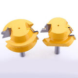 Maxbell Small Lock Miter Router Bit - 22.5° - 7/8" Stock - 8mm Shank - Aladdin Shoppers