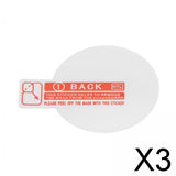 Maxbell 3xUniversal Smart Watch Tempered Glass Screen Protector Film 30mm Dia