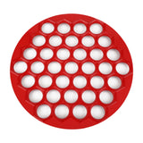 Maxbell Russian Dumpling Maker Easy to Clean Ravioli Maker for Ravioli Pies Dumpling red