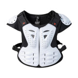 Maxbell Motorcycle Vest Body Guard Vest Chest Vest for Skateboarding Skiing White