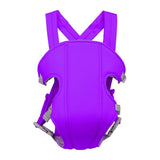 Maxbell Baby Infant Carrier Backpack Mom Front Carrying Bag V-Shape Straps Bag Baby Travel Accessories Purple