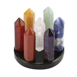 Maxbell Crystal Qixing Array Ornament Miniature Office Home Desktop Decor column