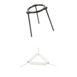 Maxbell Lab Beaker Stand Lamp Burner Tripod Holder 75mm+ Pipeclay Triangle Apparatus