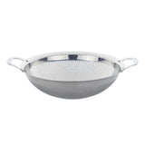 Maxbell Kitchen Colander Strainer Mesh Colander Basin for Vegetables Spaghetti Berries Silver
