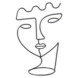 Maxbell Face Outline Sculpture Statue Hat Holder Wig Holder Stand Decor Face M