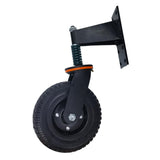 Maxbell Spring Loaded Gate Caster Heavy Duty Gate Wheel for Metal Gates Wooden Gates Black