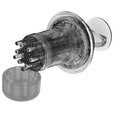 Maxbell Scalp Applicator Comb Reusable Hair Liquid Brush Hair Care with Clear Scales black for paste