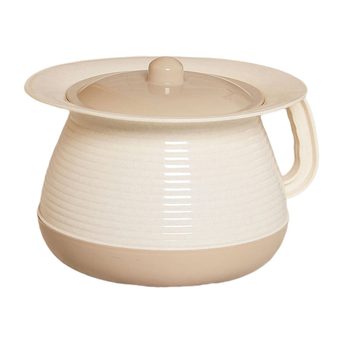 Maxbell Household Spittoon Multipurpose Toilet Urinal Pot for Home Bathroom Children Light Brown