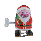 Maxbell Christmas Santa Claus Wind Up Tin Toy