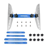 Maxbell Stair Treads Gauge Template Shelf Scribe Tools for Stairs Risers Blue