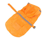 Maxbell Maxbell Reflective Dog Rain Coat Jacket Hooded Rainwear Poncho Slicker  XL Orange