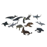 24 Pieces Realistic Mixed Plastic Marine Animals Kids Toy Party Bag Favors