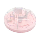 Maxbell Slow Feeder Interactive Cat Toy Food Dish Feeding Bowl for Medium Large Cats Pink