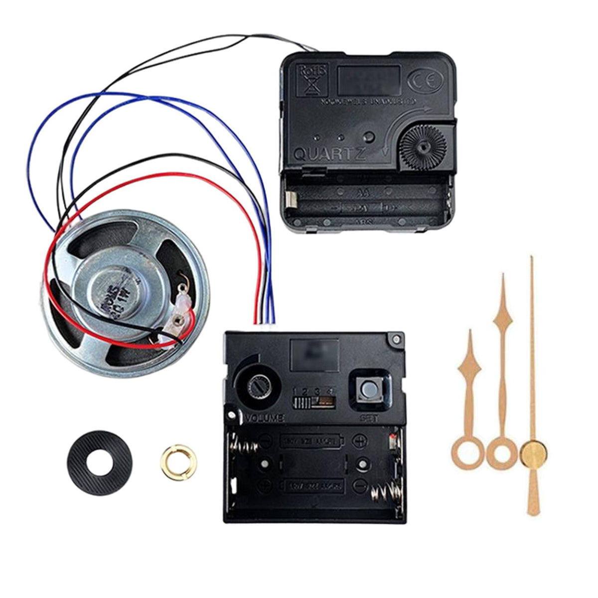 Maxbell Maxbell DIY Wall Clock Movement Mechanism DIY Clock Accessories with Music Chime Box Style I