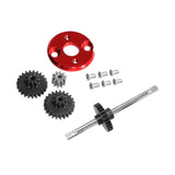 Maxbell RC Car Gearbox Motor Pinion Gear 370 Motor Bracket for MN78 MN82 1/12 RC Car Red