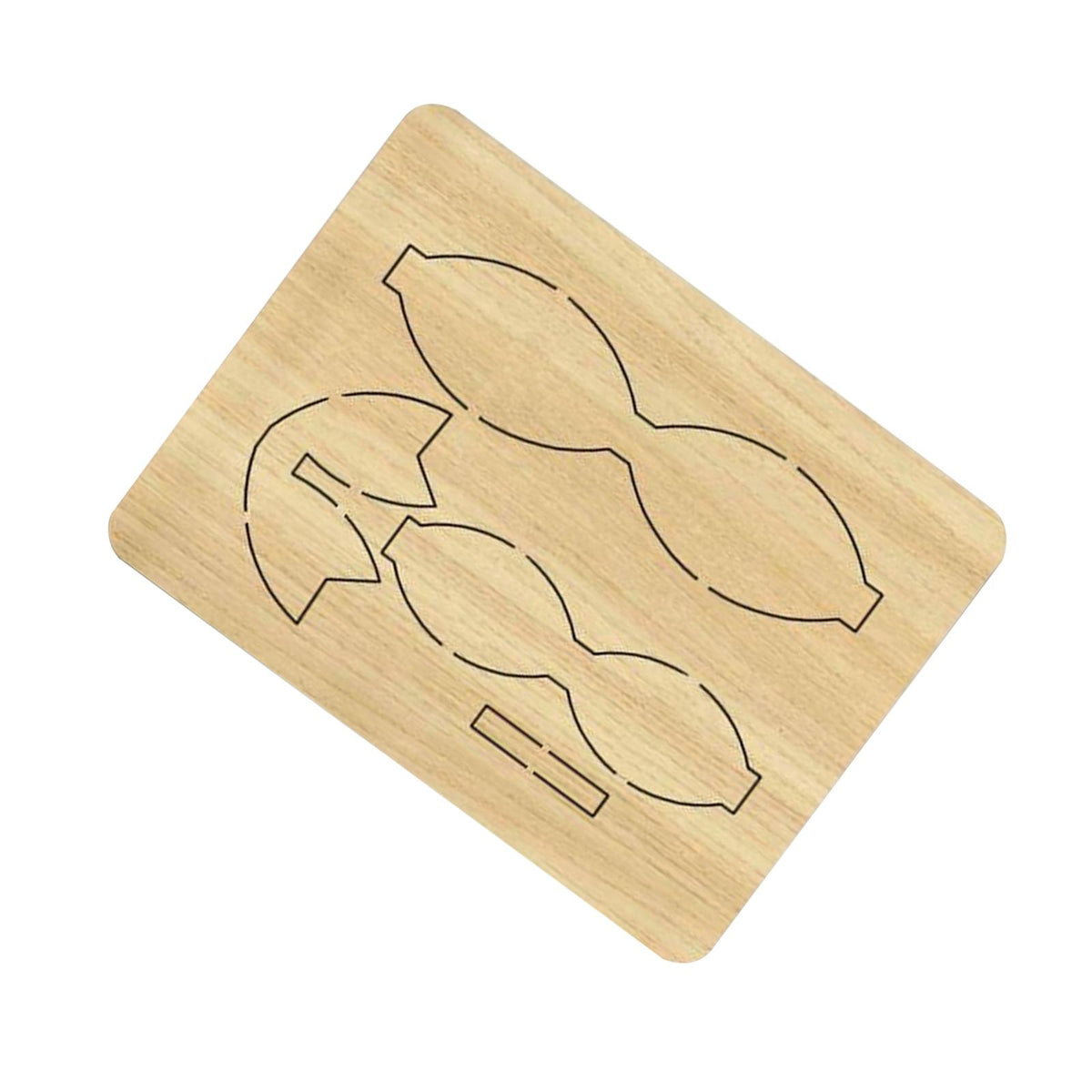 Maxbell Bowknot Die Cutting Embossing Card Making Decoration Wooden Bow Scrapbooking A