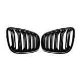 2Pcs Front Grille Grill 51137307599 51137307600 Replaces for BMW x6 E71