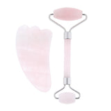 Maxbell Maxbell Jade Massage Roller Gua Sha Scraping Tool Anti Aging Body Massage Silver