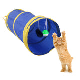 Maxbell Maxbell Pop Up Cat Dog Pet Rabbit Puppy Play Tunnel Exercise Activity Toy Blue