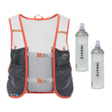 Maxbell Hydration Vest Backpack Breathable Hydration Bag for Climbing Outdoor Riding L Dark Grey Orange