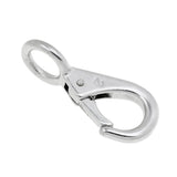 Maxbell 304 Stainless Steel Rigid Fixed Eye Boat Spring Snap Hook Silver 2# 8cm - Aladdin Shoppers