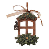 Christmas Resin Pendant Creative Resin Charm for Living Room Party Farmhouse Style B