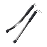 Maxbell 2 Pieces Ropeless Battle Rope Portable for Strength Training Home Gym Sports Black