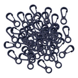 Maxbell 50x Elastic Rope End Hanging Hooks Hanging Clips for Awnings Kitchen Camping 8 Shape Small