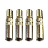 Maxbell 6x4PCS Car Vehicle Bike Motorcycle Copper Tire Tyre Valve Extension Cap 39mm