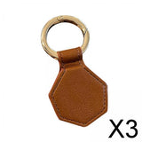 Maxbell 3xMagnetic Hat Clip Portable Travel Hat Clip for Wide Brim Hats Women Backpack 10x5cm Brown