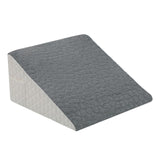 Maxbell Wedge Pillow Headboard Incline Pillow Bed Wedge Pillow for Gifts for Mom Bed gray white